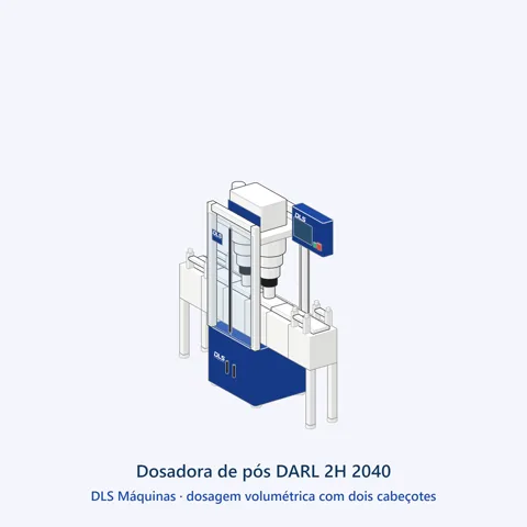 Vista explodida animada da máquina, sistema por sistema